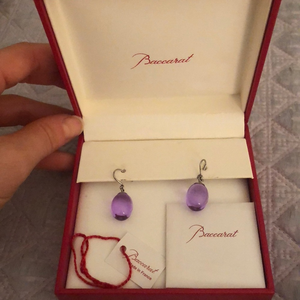 Baccarat Le Bijoux Earrings NEVER WORN